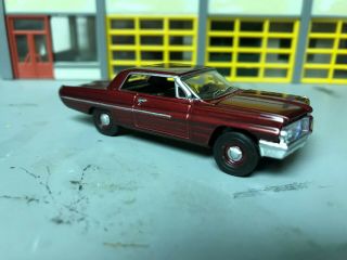 1/64 62 Pontiac Catalina Duty Candy Red/blk.  Int With A 421 - 2 - 4 