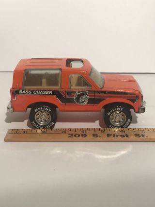 Vintage Nylint Ford Bronco Bass Chaser Pressed Steel Toy Truck Rockford Il.