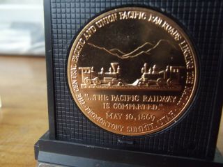 Us Medal: Golden Spike Centennial,  Promontary Summit,  Utah: 1869 - 1969