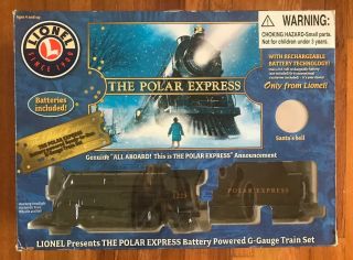 Lionel The Polar Express G Gauge Train Set 7 - 11176 - (cr) -