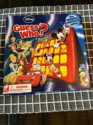 Disney Guess Who? The Guessing Game,  Hasbro Euc