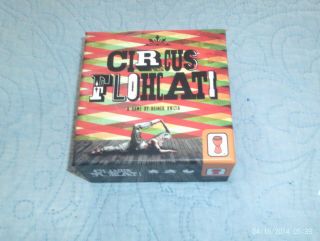 Circus Flohcati Card Reiner Knizia Board Game Unplayed & Cards