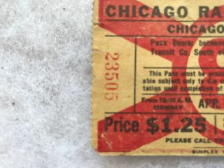 1924 Chicago Rapid Transit Co.  Vintage Weekly Pass 2
