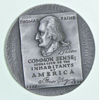 HIGH RELIEF William Ellery Medallic Arts.  999 Silver Round Medal 25 Grams 337 2
