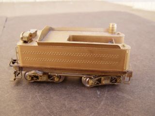Pfm United Ho Scale Brass Ma & Pa 2 - 8 - 0 Locomotive Tender