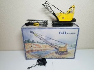 P&h 670 Wlc Dragline Crane By Nzg 1:50 Scale Model 525 Diecast