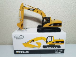 Caterpillar Cat 320c L Excavator All Brass By Ccm 2001 1:48 Scale Model