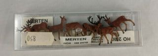 Merten Ho 2410 Deer Figures Red Stags
