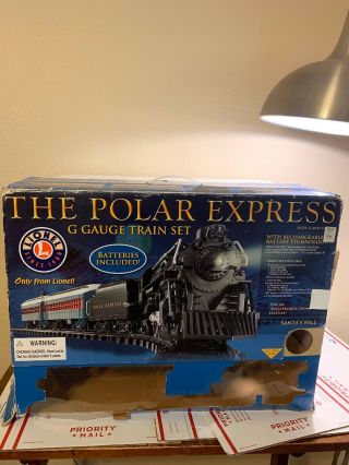 Lionel The Polar Express Battery Powered G Gauge Train Set 7 - 11176