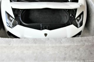1/18 Autoart Lamborghini Aventador LP700 - 4 Roadster / Bianco Isis / White 3