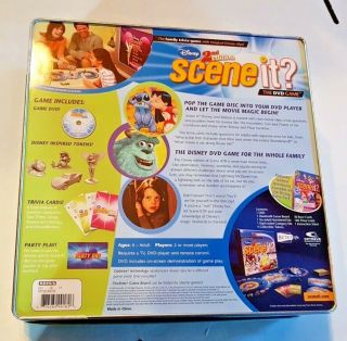 Disney Scene It? 2nd Edition Dvd Game in Collectors Tin 2