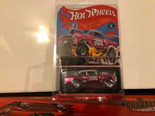 Hot Wheels Rlc Pink Candy Striper ‘55 Chevy Bel Air Gasser Low 138/4000