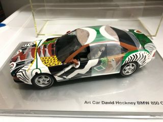 Bmw 850 Csi (e31) - David Hockney - Art Car Dealer/ Museum Edition Discontinued