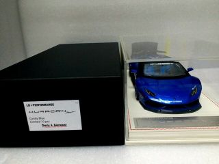 Davis & Giovanni 1/18 Huracan Spyder Dark Candy Blue W/display Case Dg18068h