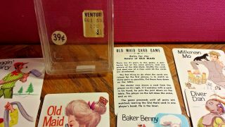 Vintage 1970 ' s Whitman OLD MAID Card Game in Plastic Case 100 Complete 3