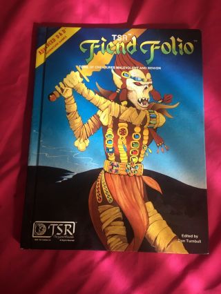 Fiend Folio Tsr - Vintage Dungeons & Dragons Rpg