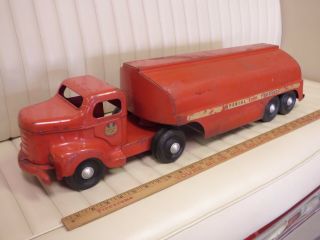 1950s Minnitoy (otaco) Esso Imperial Oil Tanker Truck Steel Toy