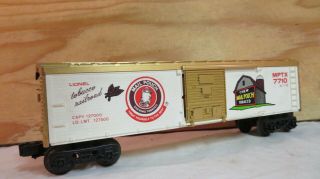 Lionel Train Tobacco Series Billboard Mail Pouch Chewing Tobacco Box Car 6 - 7710