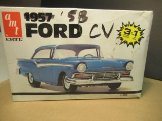 1957 Ford Amt Plastic Model Kit 1/25 Junkyard Parts Missing Usa
