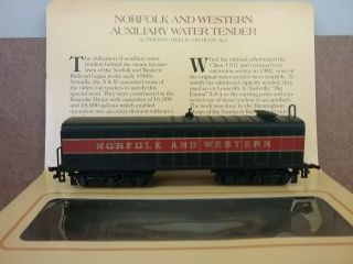 Ho J Class Norfolk & Western 611 Steam Auxiliary Water Tender Item 79600