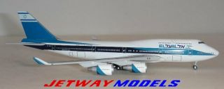 Used: 1:500 Starjets El Al Boeing B 747 - 400 4x - Ela Model Airplane Sjely012