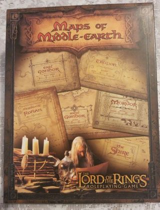 Decipher Maps Of Middle Earth The Lord Of The Rings Role Playing Game