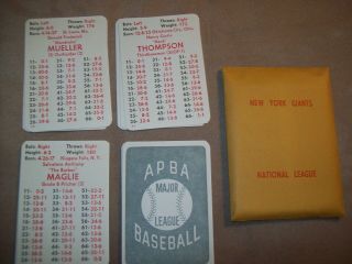 1950r Apba Baseball Cards Complete - 1984 Printing