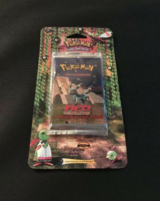 Pokemon Neo Discovery Booster Blister Pack Very Rare.  Vintage Old.  Umbreon Art