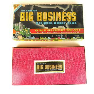 The Famous Big Business National Money Game Quality Edition (1959)