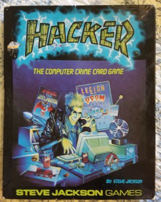 Hacker By Steve Jackson Games - Unpunched/unplayed