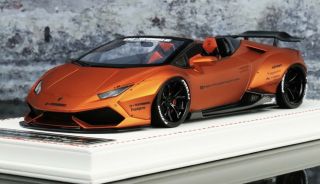 1/18 Davis Giovanni Lb Lamborghini Huracan Spyder Matt Chrome Orange 01/01 N Mr