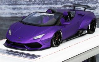 1/18 Davis Giovanni Lb Lamborghini Huracan Spyder Matt Metallic Purple 01/01