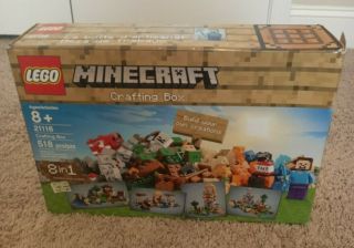 Lego Minecraft Crafting Box (21116) 100 Complete.