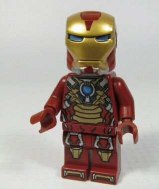 Authentic Lego Marvel Avenger Minifigure Iron Man Mk 17 - " Heartbreaker " 76008