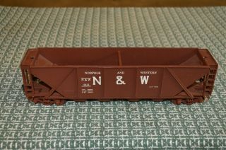 Lionel O Scale 2 Rail 9111 N&w Norfolk & Western Brown Hopper - No Box