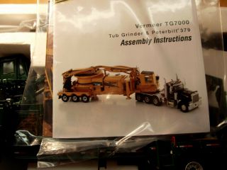 TWH COLLECTIBLES VERMEER TG7000 TUB GRINDER 4 AXLE DAY CAB PETE. 2