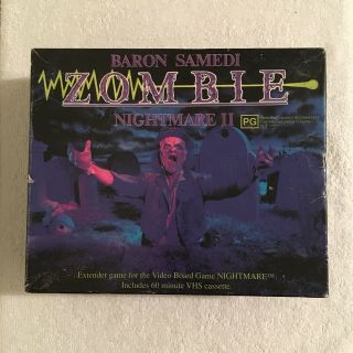 Baron Samedi Nightmare 2 Zombie 1991 Vintage 90s Horror Video Vhs Board Game