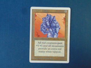 Gauntlet Of Might Unlimited Magic The Gathering Heavy Play Mtg Ez1296