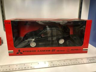 1/18 Auto Art Mitsubishi Lancer Evo Vi Street Car Black Tommi Makinen Edition
