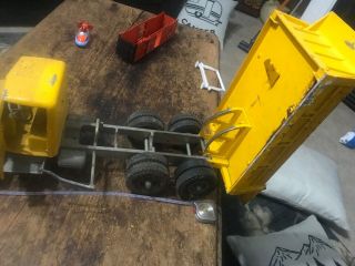 Smith Miller Ironson (MIC) Toy Dump Truck Yellow Barn Find 2
