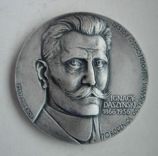 Polish Poland Wwi 1918 Year Daszynski 70 Anniversary Independence Medal