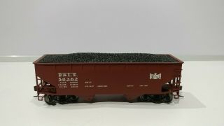 Custom Weighted Ho Scale B&le Rolling Stock Coal Hopper With Load
