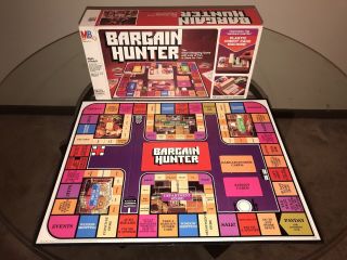 VTG 1981 Bargain Hunter Shopping Board Game Milton Bradley MB 100 Complete 2