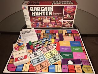 VTG 1981 Bargain Hunter Shopping Board Game Milton Bradley MB 100 Complete 3