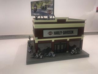 Mth Trains 30 - 90111 Harley Davidson Motorcycle Shop Commercial Building Dealersh