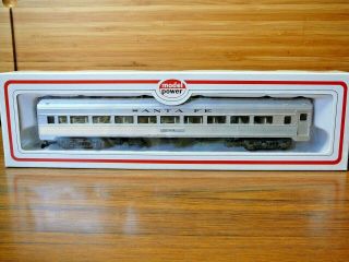 Ho Scale Model 12 " Train Car Model Power Santa Fe Coach 8860 W/box