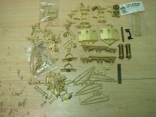 100,  Brass O Scale Detail Parts House Duddy & Others Vg,  Fix Parts Deal