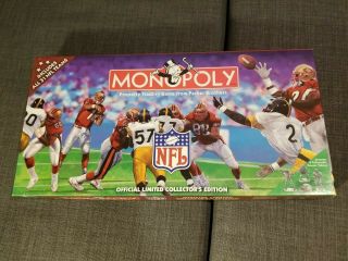 1998 Nfl Monopoly Official Limited Collector 