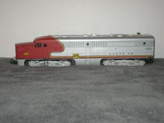American Flyer Lines S Scale 473 Santa Fe Pa Non Powered Diesel Unit