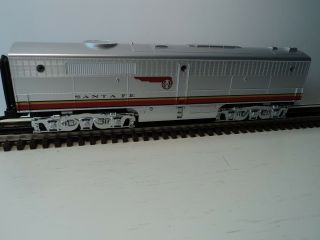 Mth 30 - 2150 - 3.  Santa Fe Pa B - Unit Dummy Diesel Locomotive,  Ln